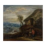 CERCLE DE THEOBALD MICHAU (TOURNAI 1676-1765 ANVERS) Paysage champ&#234;tre anim&#233; de figure...
