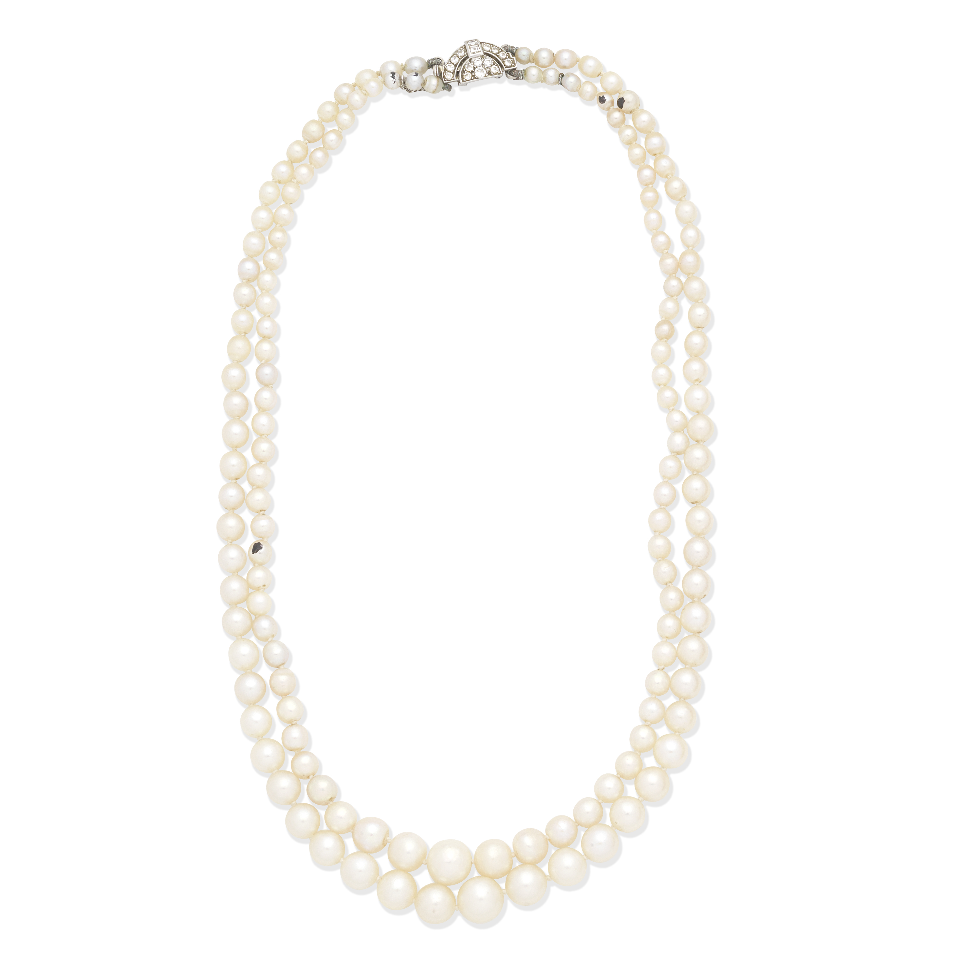 NATURAL AND CULTURED PEARL NECKLACE