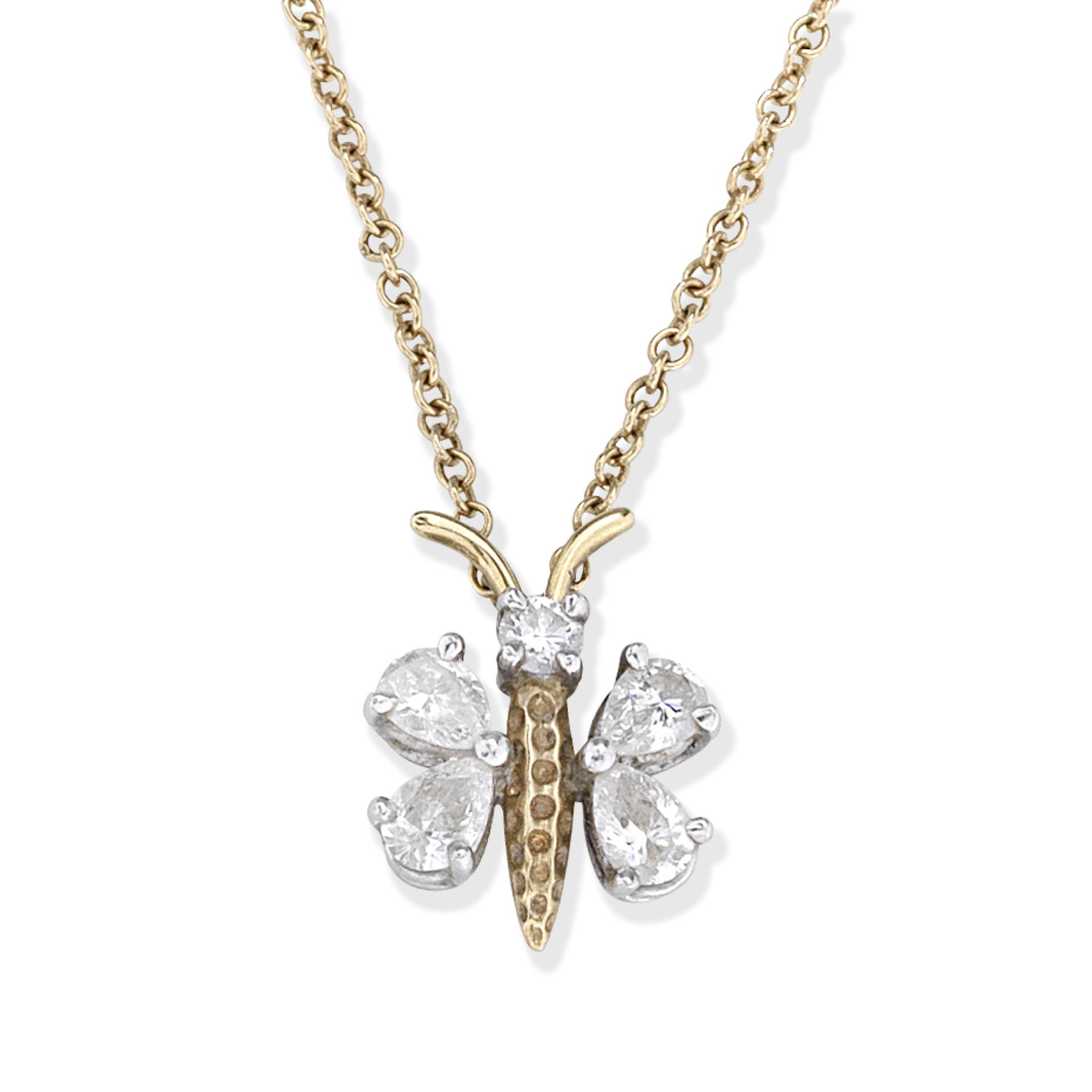 SCHLUMBERGER FOR TIFFANY: BUTTERFLY DIAMOND NECKLACE