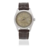 Rolex. A stainless steel manual wind wristwatch Oyster Royal, Ref: 6144, Circa 1952