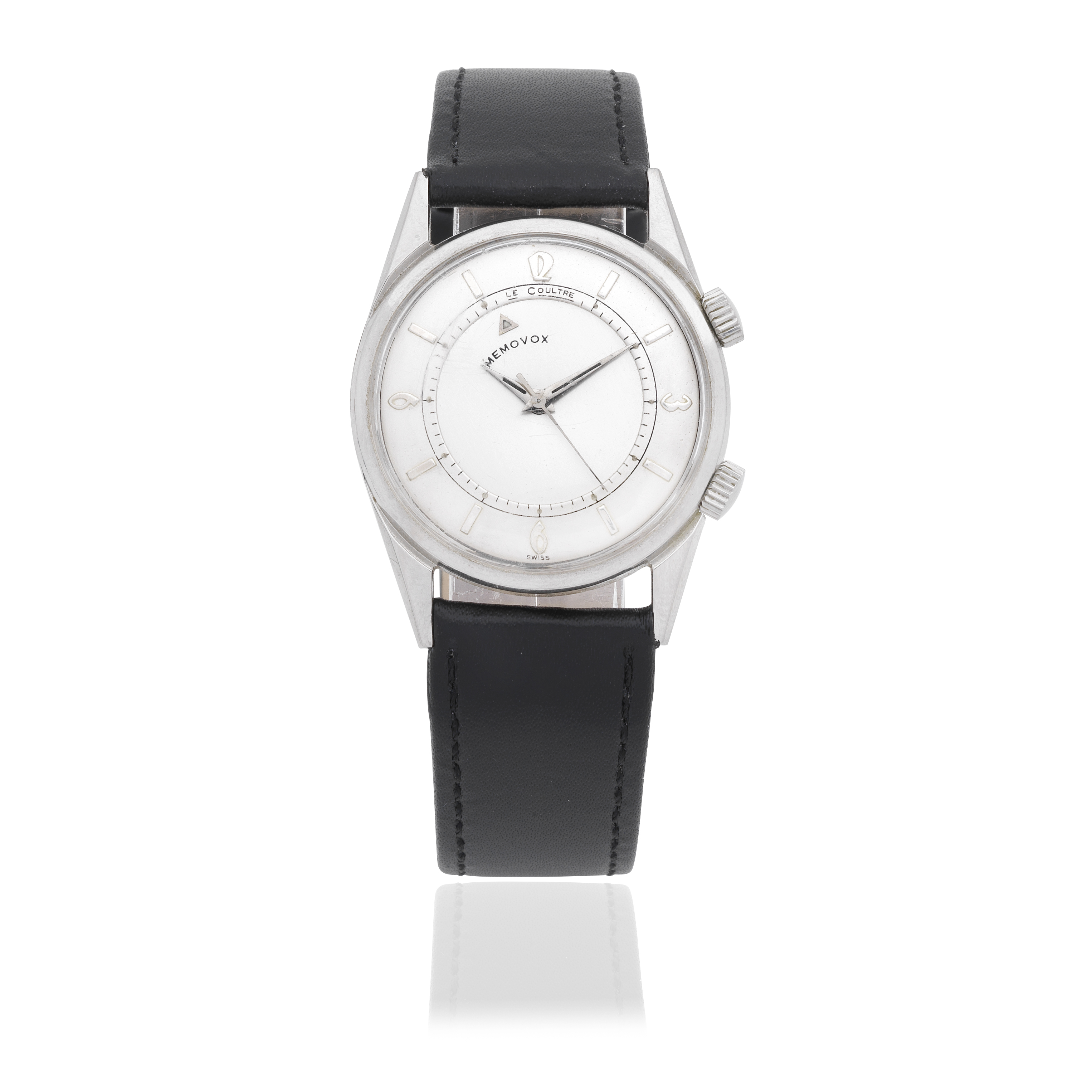 LeCoultre. A stainless steel manual wind wristwatch with alarm Memovox, Ref: 2404, Circa 1960