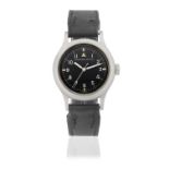 International Watch Company. A stainless steel manual wind pilots wristwatch Mark XI, Ref: Ci...
