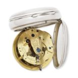 Thomas Earnshaw, London. A silver key wind open face chronometer pocket watch London Hallmark fo...