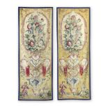 A pair of French tapestry porti&#232;res Circa 1720-30, probably Gobelins