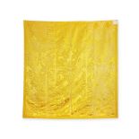 A yellow damask curtain 19th century, Italian