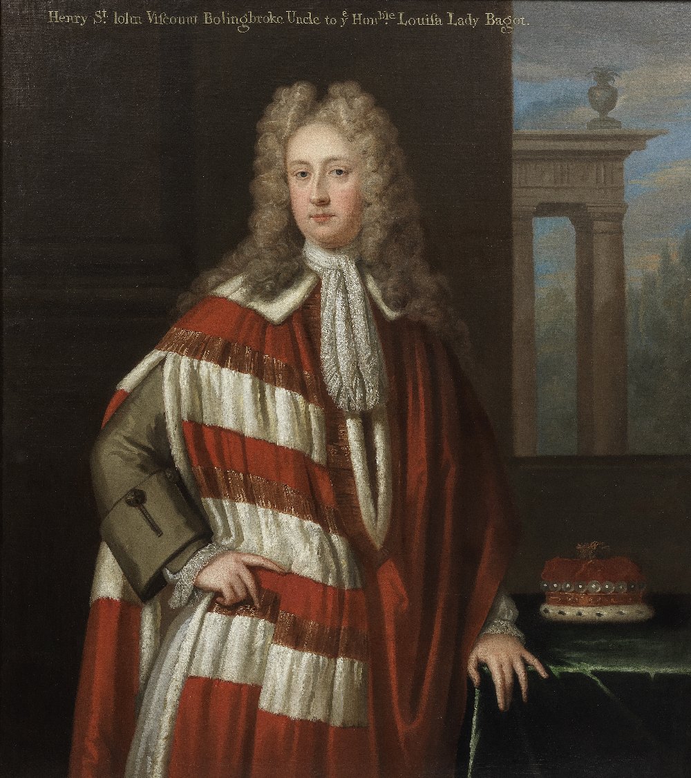 Charles d'Agar (Paris 1669-1723 London) Portrait of Henry St. John, Lord Bolingbroke, three-quar...