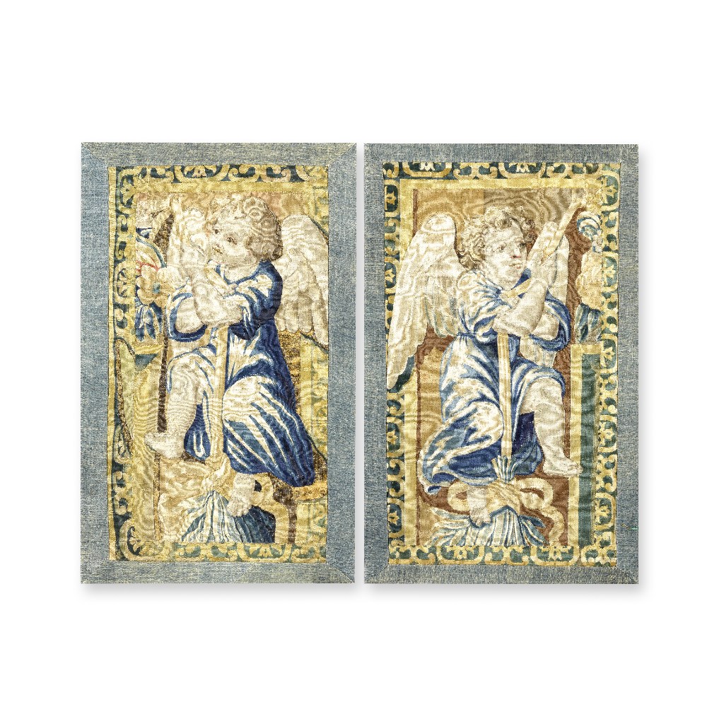 A pair of Flemish tapestry panels Circa 1650