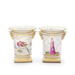 Two Flight, Barr and Barr Worcester spill vases, circa 1825