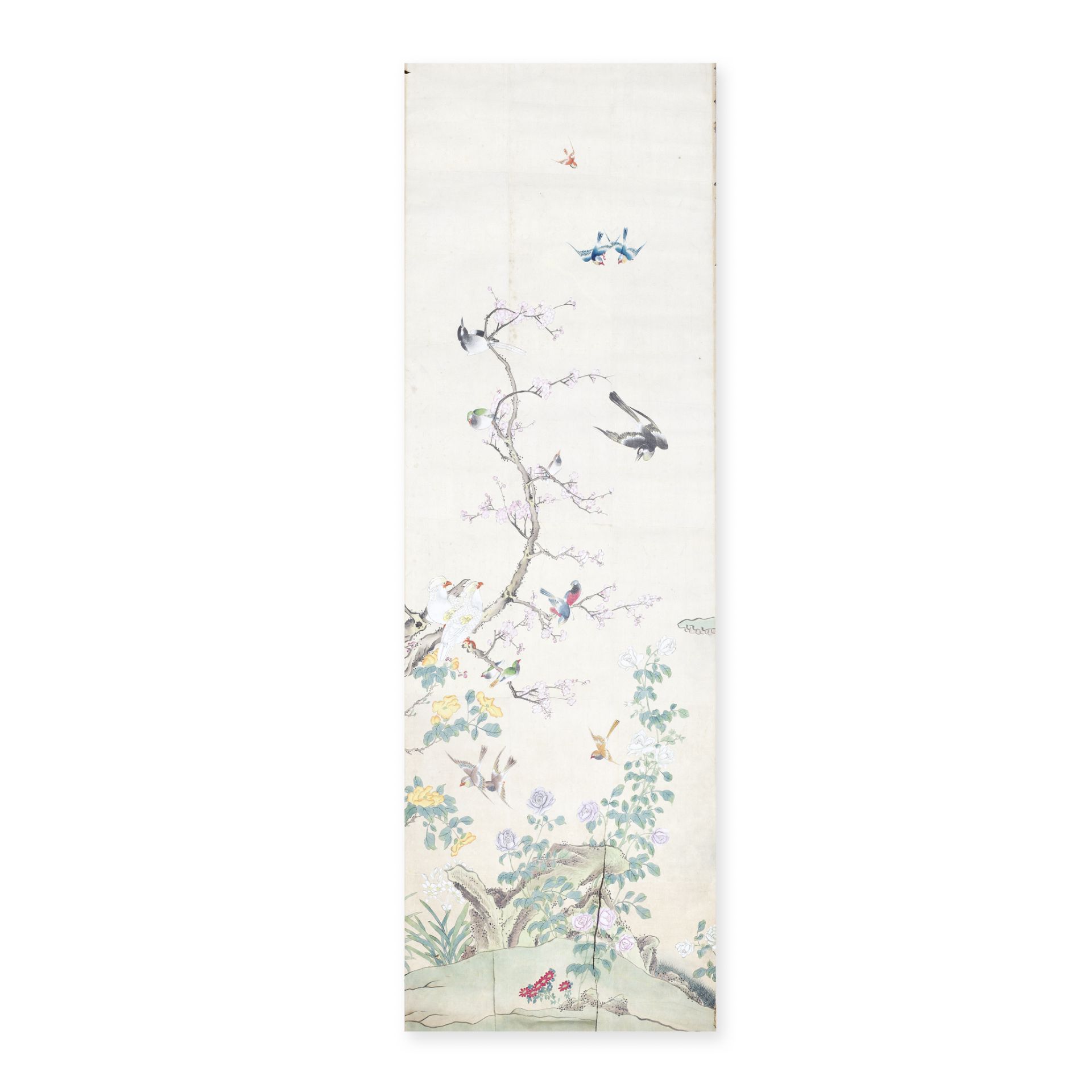 A length of wallpaper 19th century, Chinese