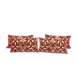 A set of four cushions 20th century