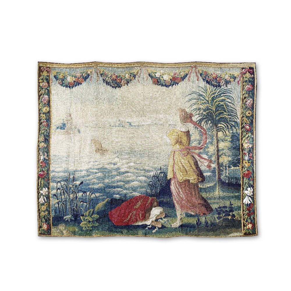 A mythological Soho tapestry Last quarter 17th century, England, after designs by Francis Cleyn ...