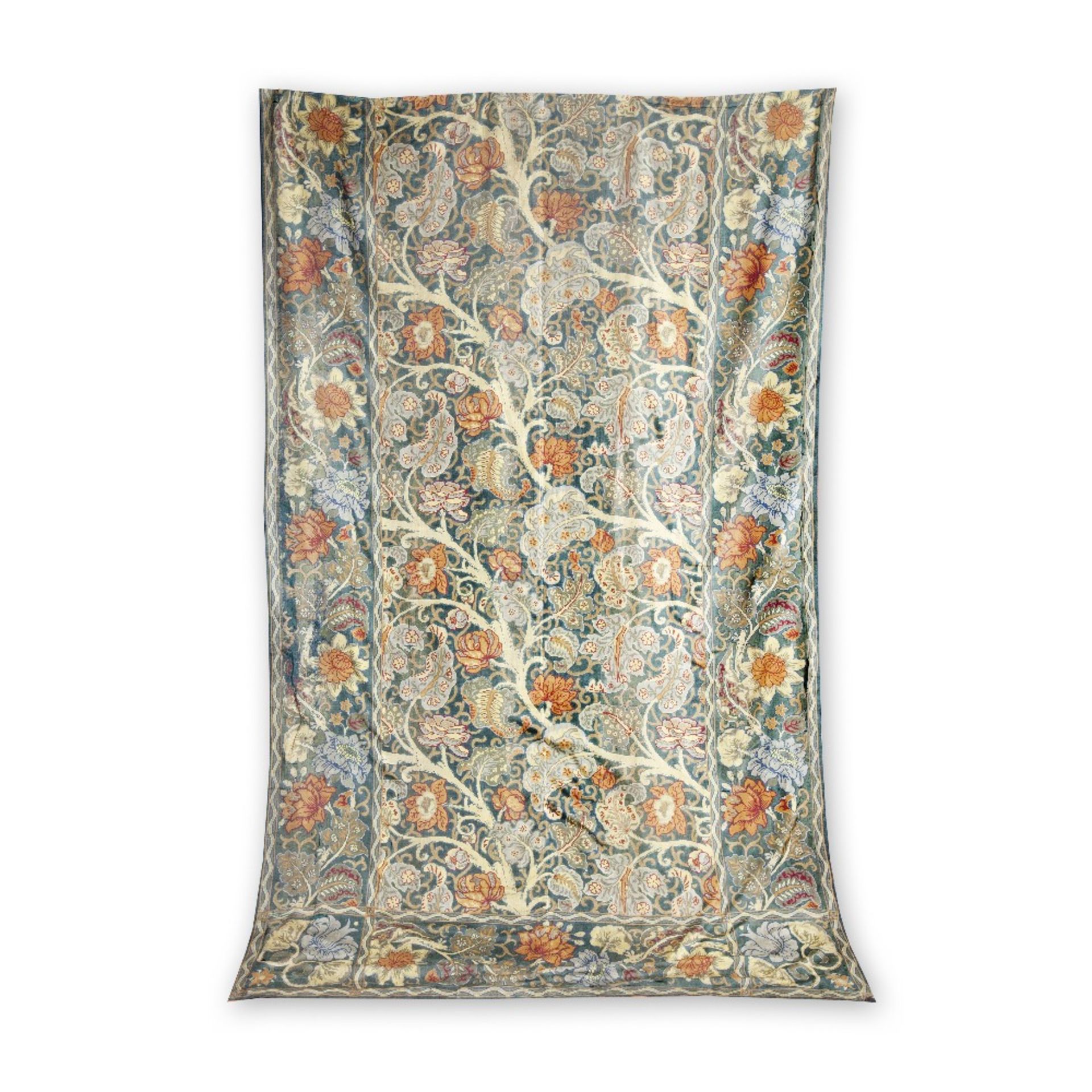 A printed silk cover Early 20th century, English