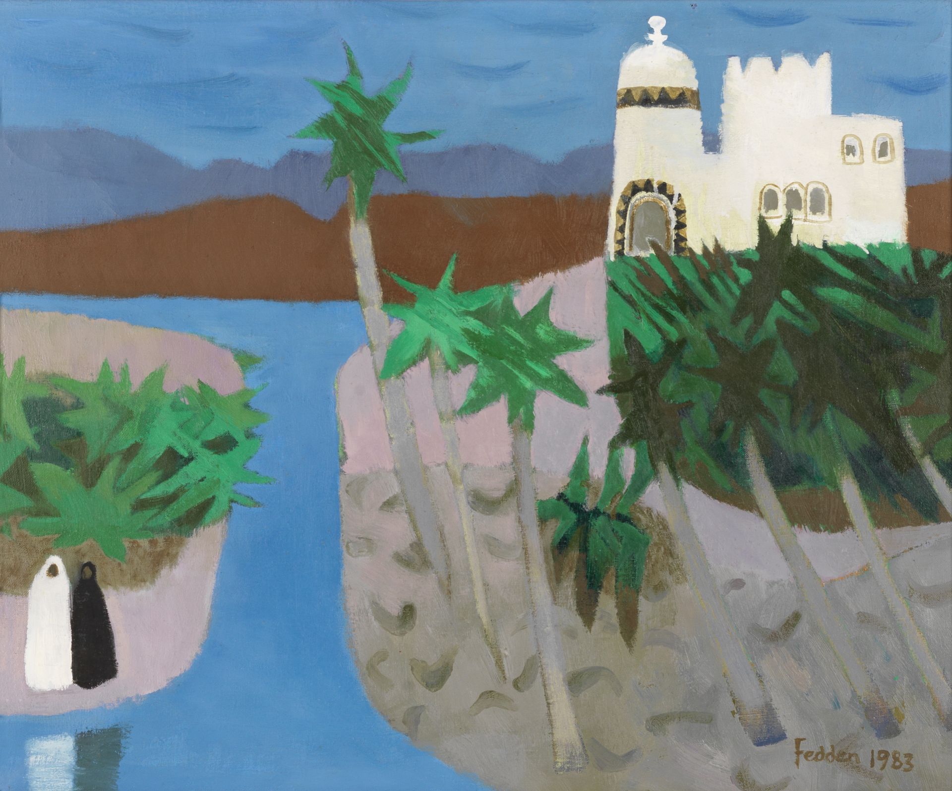 Mary Fedden R.A. (British, 1915-2012) Kasbah