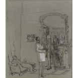 Walter Richard Sickert A.R.A. (British, 1860-1942) The Artist's Home in New Orleans (Executed ci...