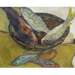 Irma Stern (South African, 1894-1966) Still life of fish (framed)