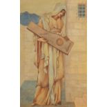 Sir Edward Coley Burne-Jones, Bt., ARA, RWS (British, 1833-1898) The Answering String