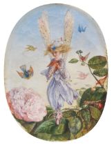 John Anster Fitzgerald (British, 1832-1906) A Flower Fairy