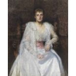 Sir James Jebusa Shannon, RA, RBA, RHA (British, 1862-1923) Portrait of Lady Gundrede O'Brien (n...