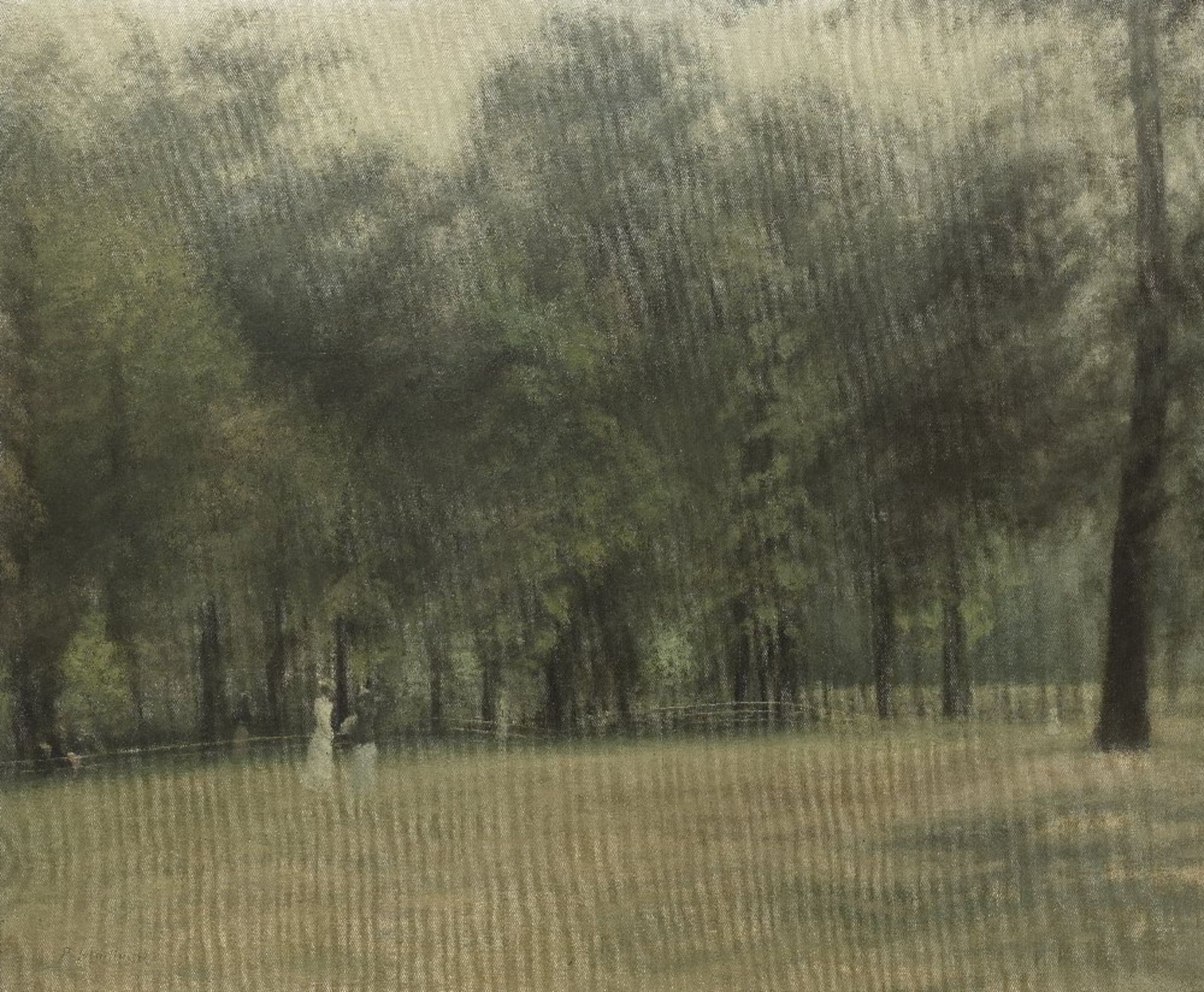 Paul Fordyce Maitland (British, 1863-1909) Kensington Gardens, Afternoon Haze