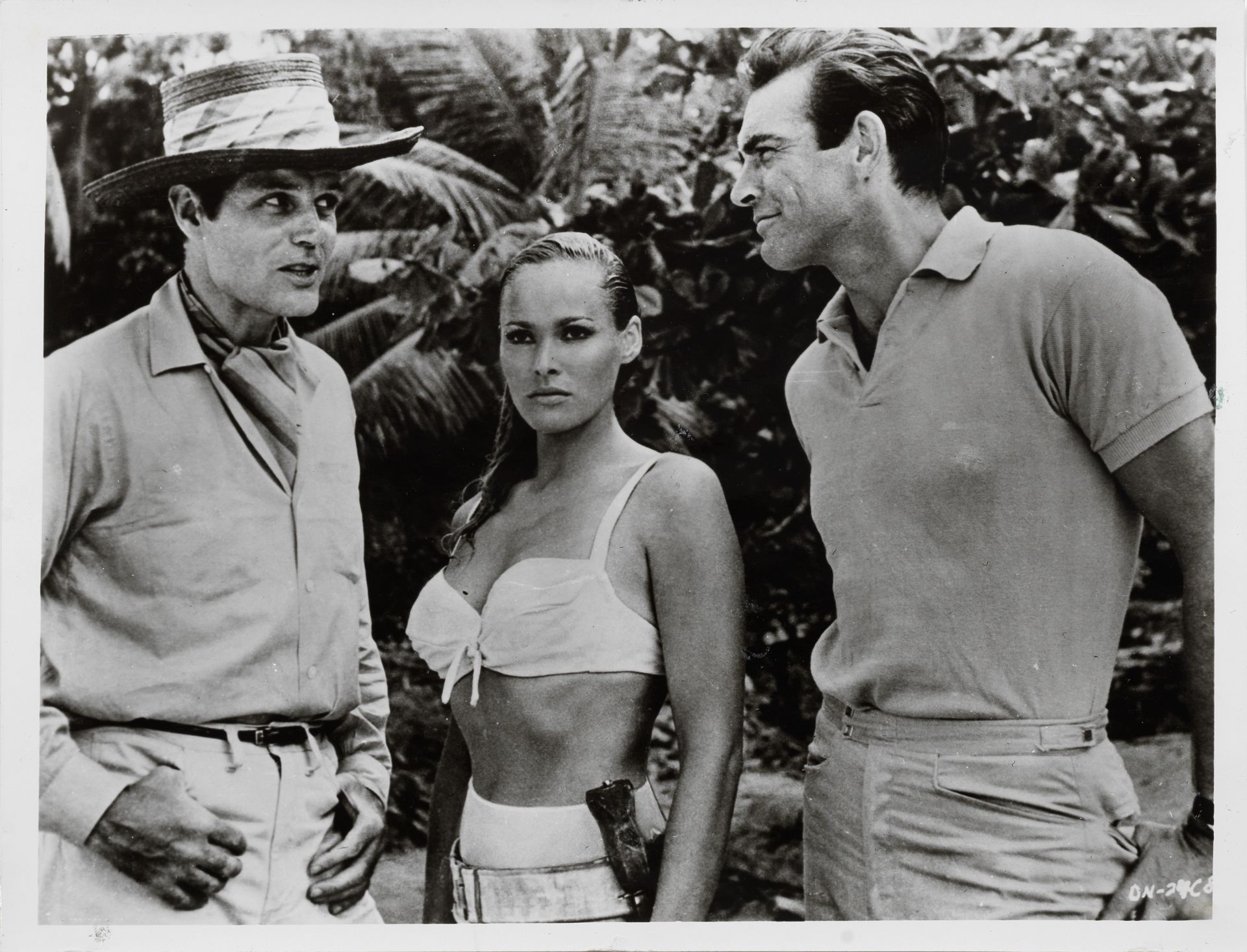 James Bond Ursula Andress and Sean Connery During the Filming For 'Dr No', 1962 2