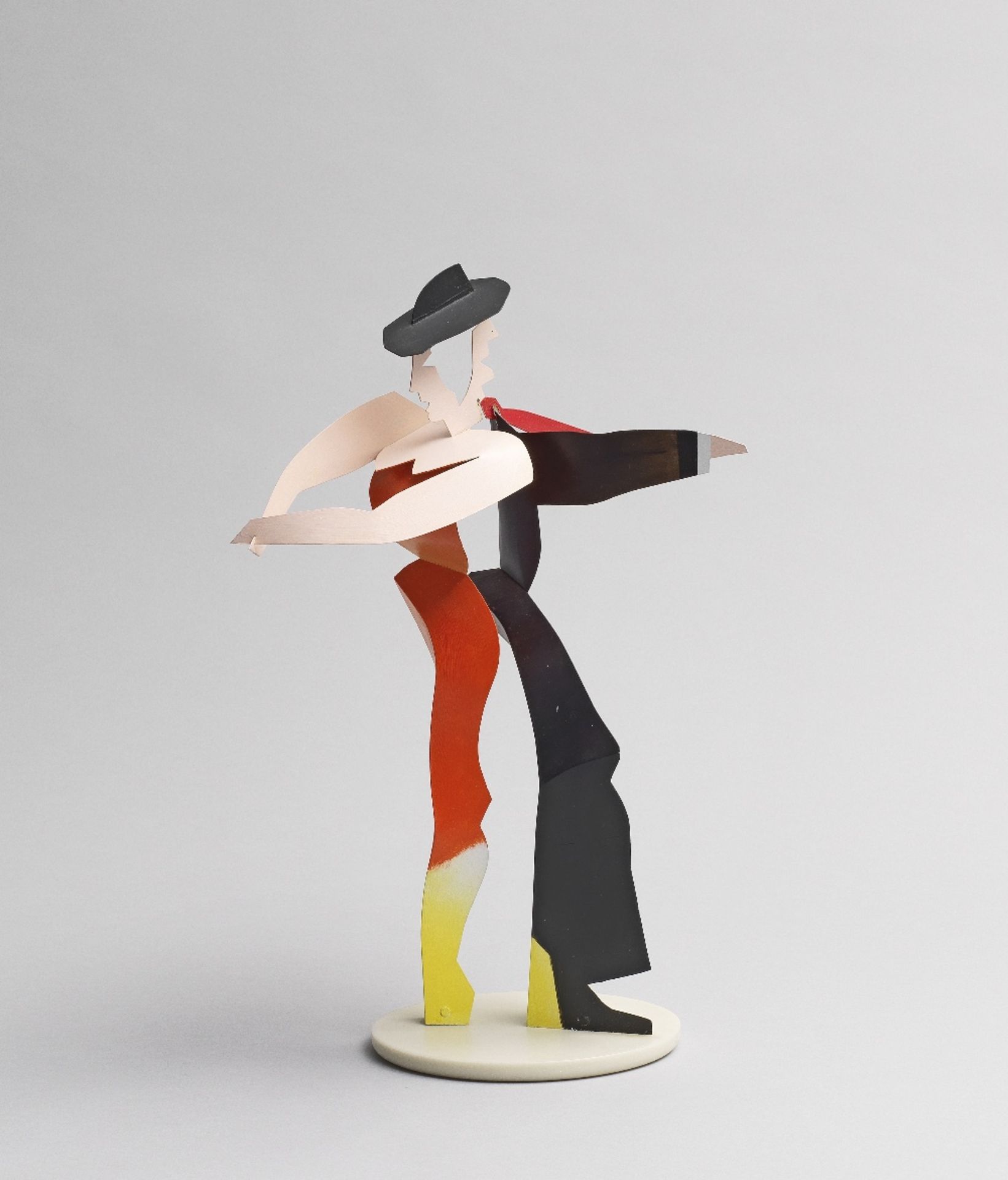 Allen Jones R.A. (British, born 1937) Dancing Couple, 2014 42.5 cm (16 3/4 in) high (including t...