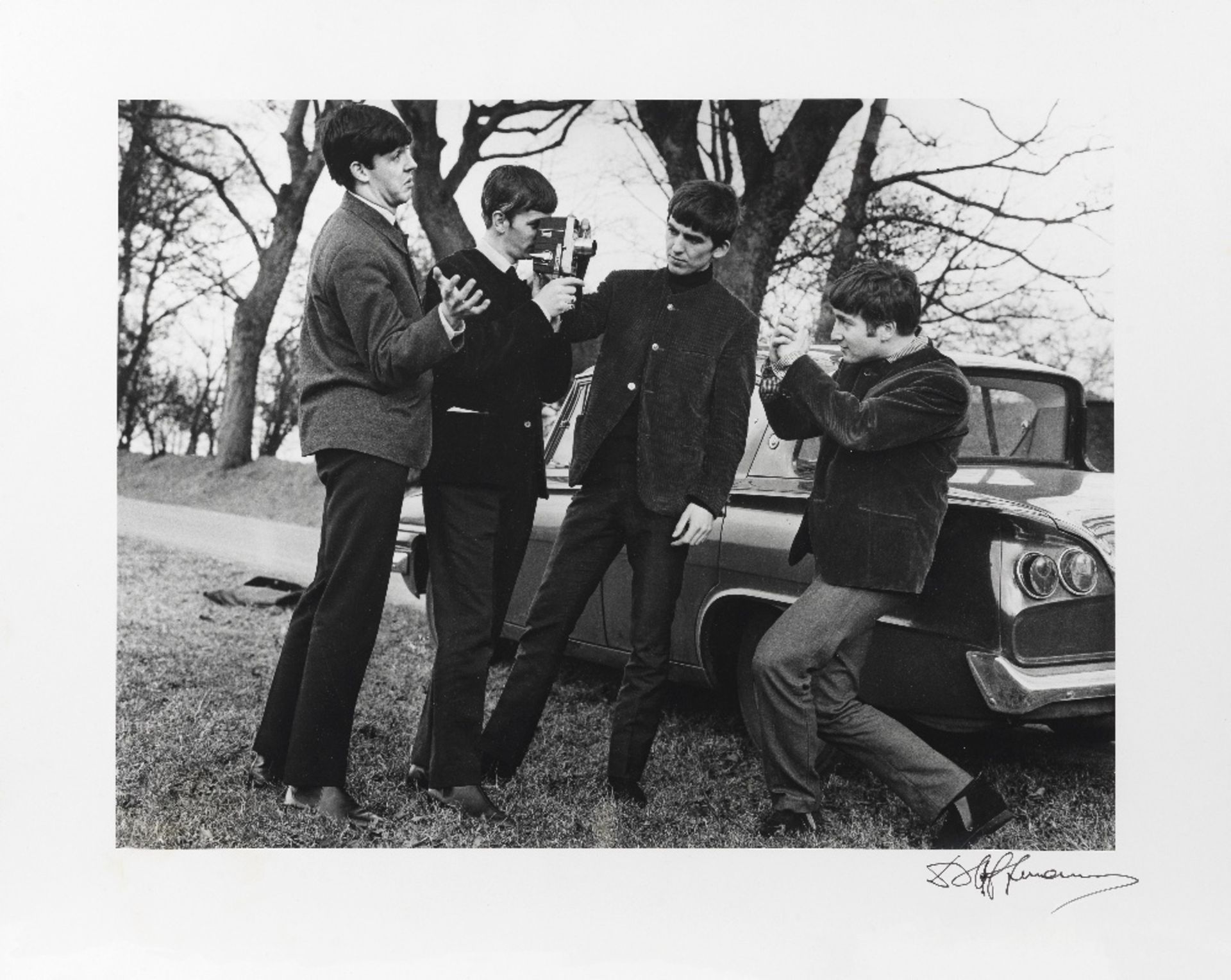 Dezo Hoffmann (Slovakian, 1912-1986) The Beatles, Liverpool, April 1963, printed later