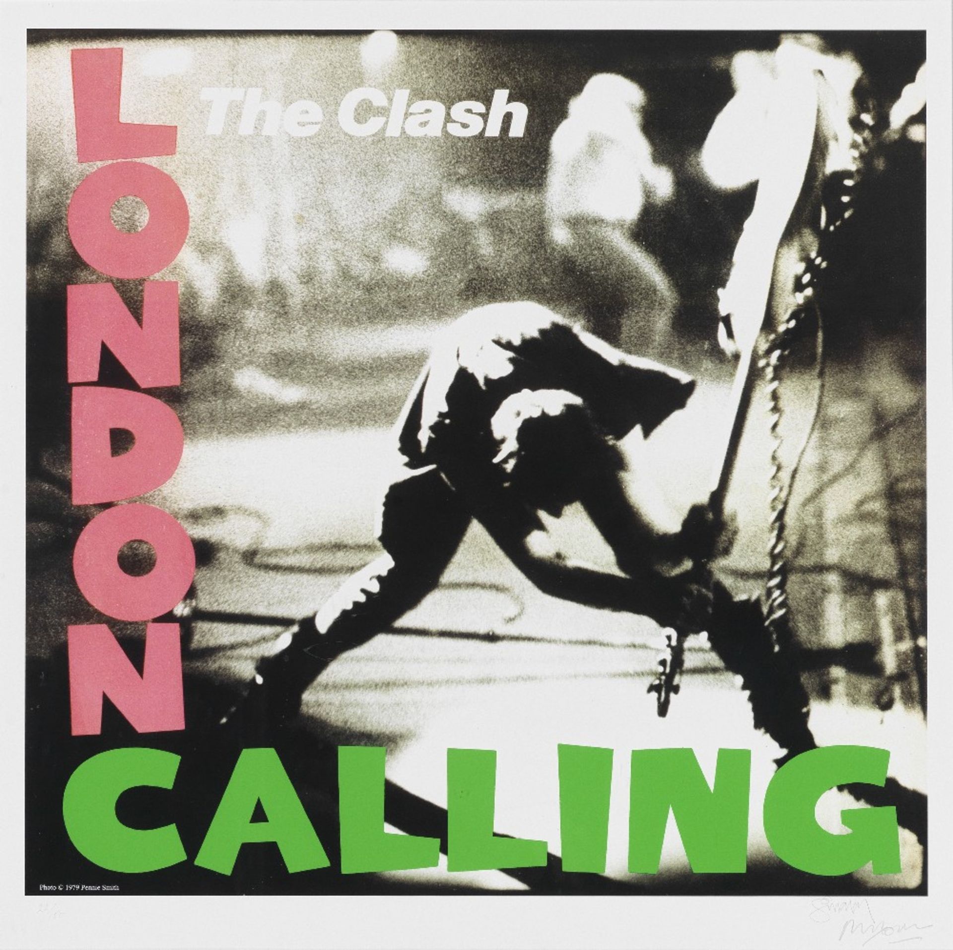 The Clash London Calling, printed later