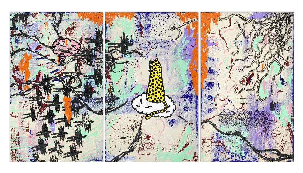 Laurie Vincent (British, born 1992) The Murmur (Triptych), 2022