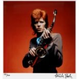 Mick Rock (British, 1944-2021) Bowie - Saxophone Session, 1973, printed later