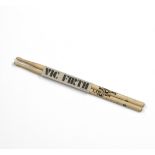 The Rolling Stones A Pair of Vic Firth Drumsticks Signed By Charlie Watts 2