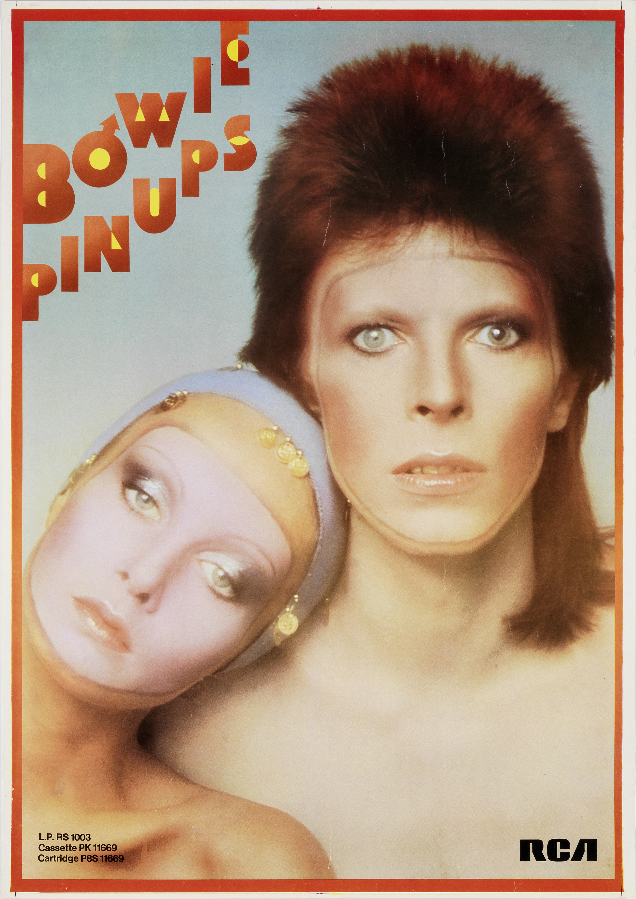 David Bowie A 'Pin Ups' Promotional Poster For RCA Records and Tapes, 1973