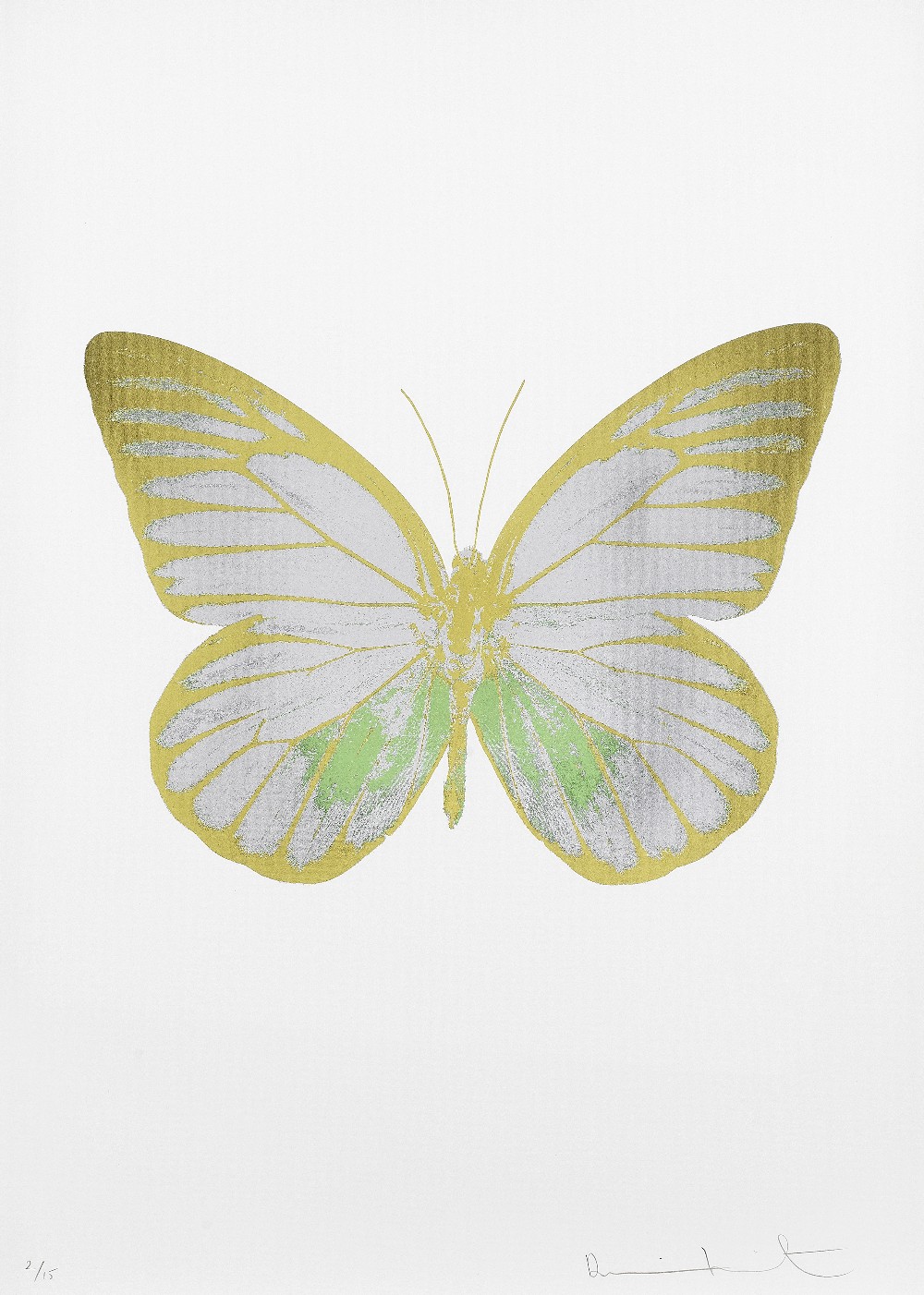 Damien Hirst (born 1965) The Souls I - Oriental Gold/Silver Gloss/Leaf Green, 2010 (Co-published...