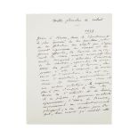 REN&#201; CHAR (1907-1988) MILLE PLANCHES DE SALUT [PICASSO]. MANUSCRIT AUTOGRAPHE SIGN&#201;, 1...