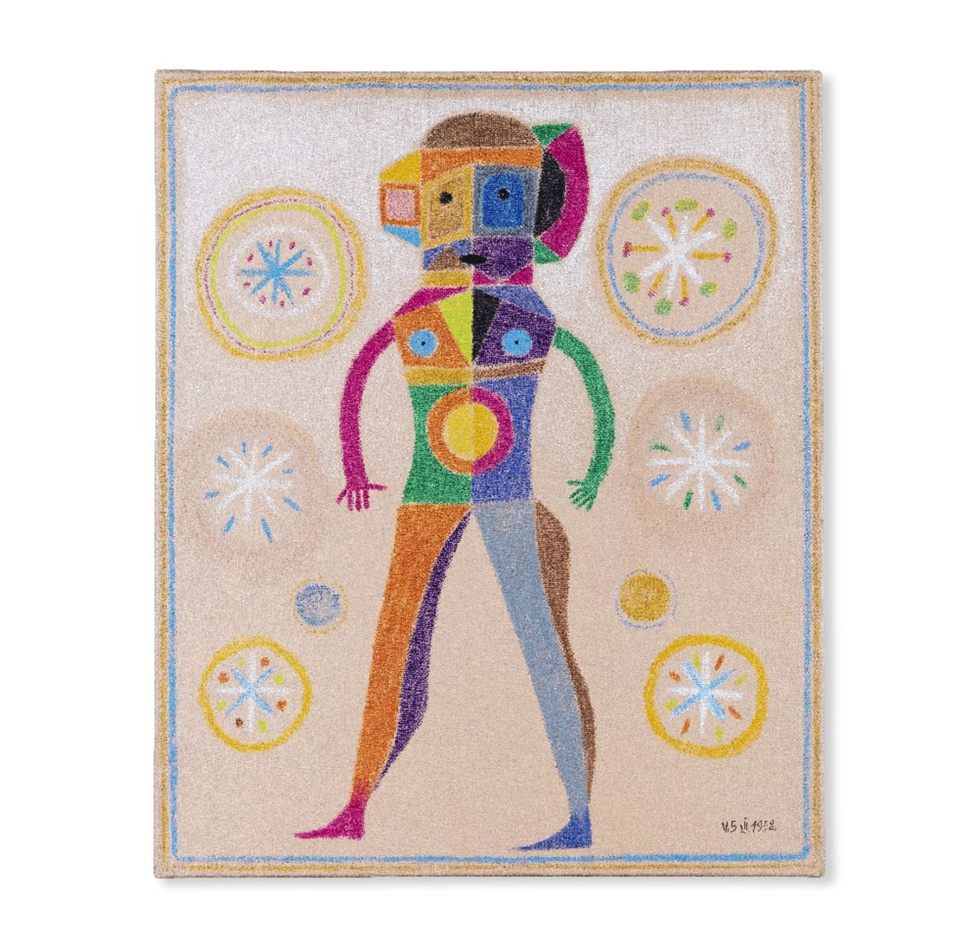 VICTOR BRAUNER (1903-1966) Homme des &#233;toiles