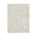 PIET MONDRIAN (1872-1944) 2 LETTRES AUTOGRAPHES SIGN&#201;ES &#224; DEL MARLE. Circa 1925, 1 pag...