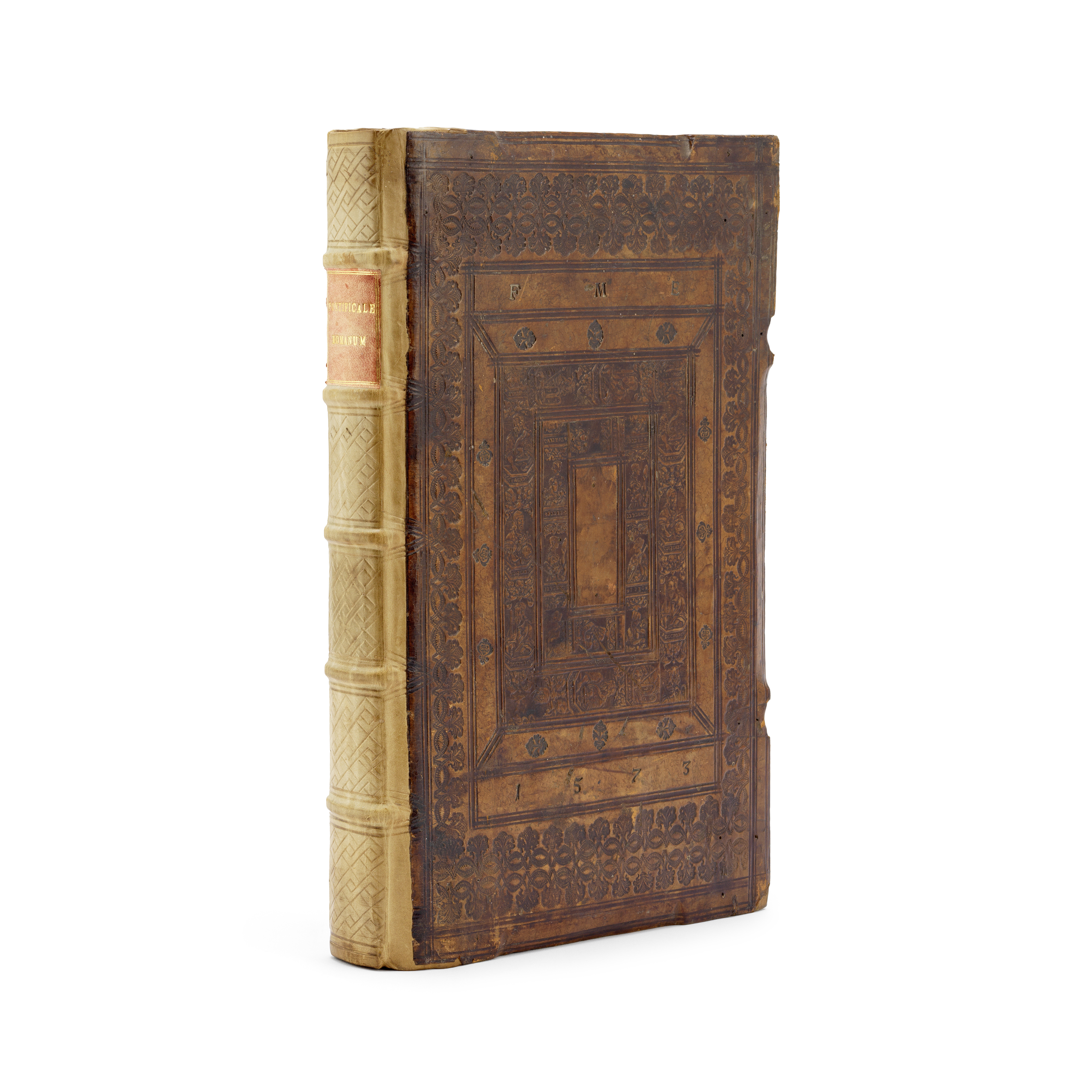 PIUS V Pontificale Romanum ad omnes Pontificias ceremonias, Venice, Giunta, 1574; and 2 others, ...