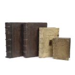 JUSTINIAN I Institutiones... libri IIII, 2 vol. Lyon, 1542,; and 2 others, Canon Law in blindsta...