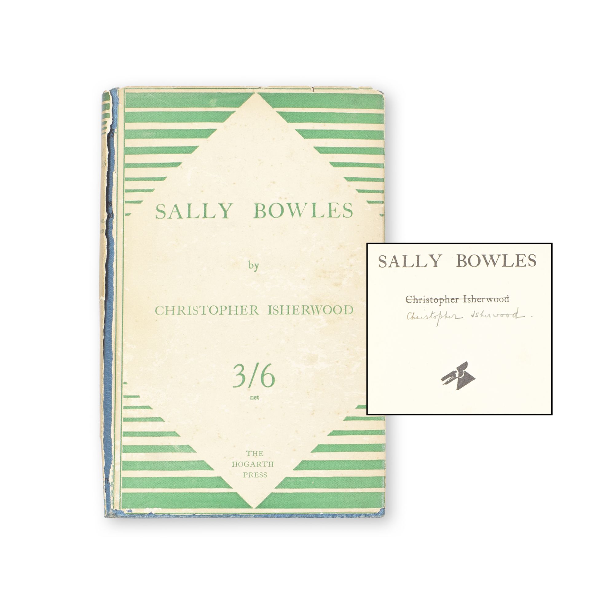 ISHERWOOD (CHRISTOPHER) Sally Bowles, FIRST EDITION, SIGNED BY THE AUTHOR on the title-page (cro...