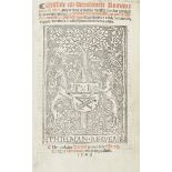 MISSAL, USE OF ROME Missale ad sacrosanctum Romane ecclesie usum, 8vo, Paris, T. Kerver, 1548; a...