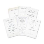 WORLD WAR II - HOLOCAUST AND JUDAICA Eight Orders of Service, issued by the Office of the Chief ...