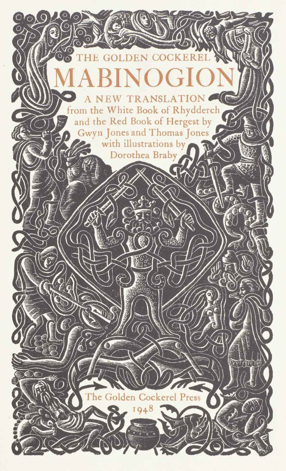 GOLDEN COCKEREL PRESS Mabinogion. A New Translation from the White Book of Rhydderch and the Red...