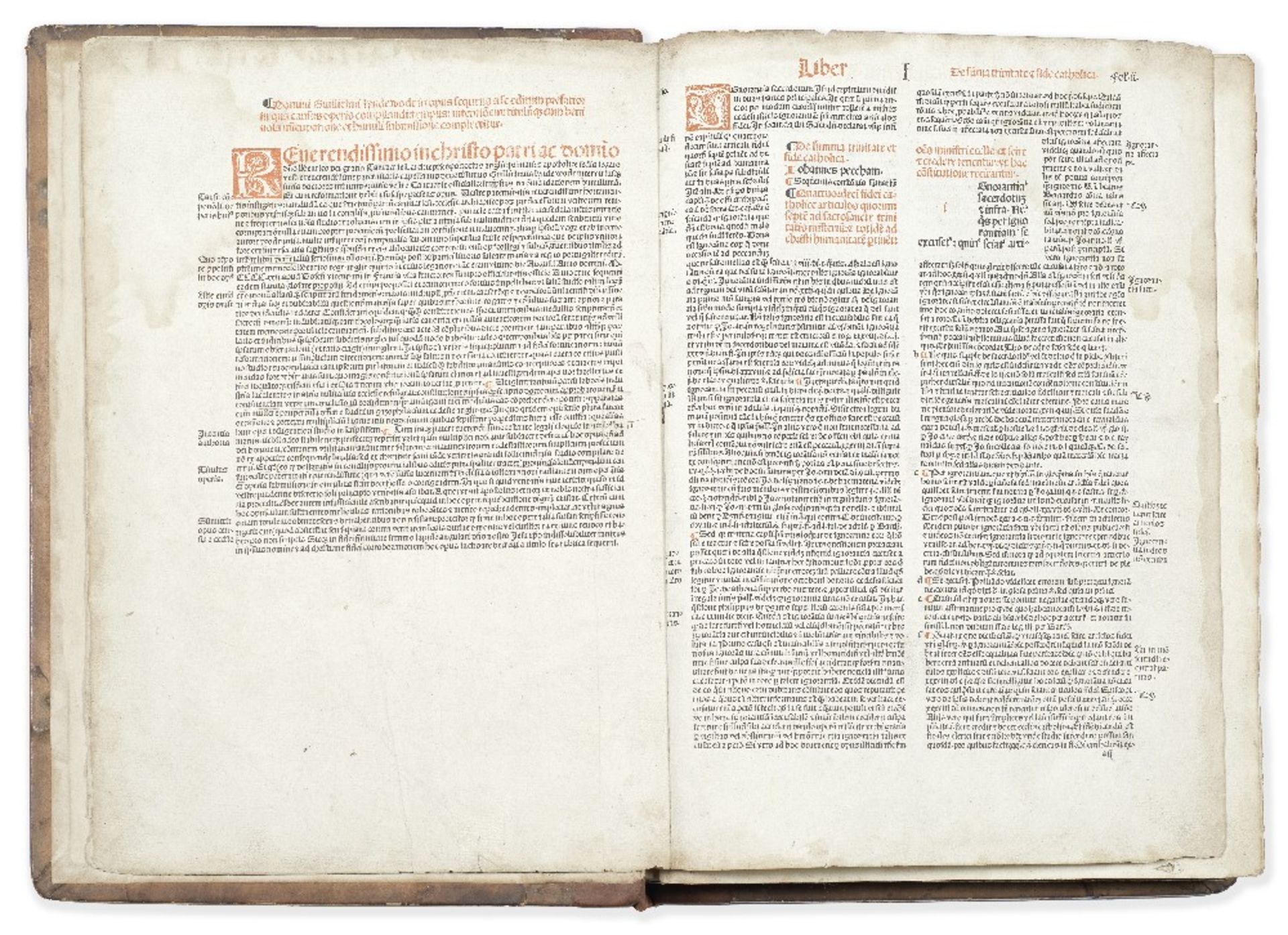 LYNDWOOD (WILLIAM) Provinciale seu constitutiones Anglie [edited by J. Badius], [Paris, Andre Br...