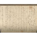 COOKERY & HOUSEHOLD Manuscript receipt book written in several hands containing over 200 culinar...