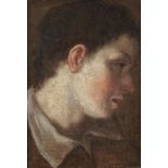 Studio of Annibale Carracci (Bologna 1560-1609 Rome) Head study of a youth in profile