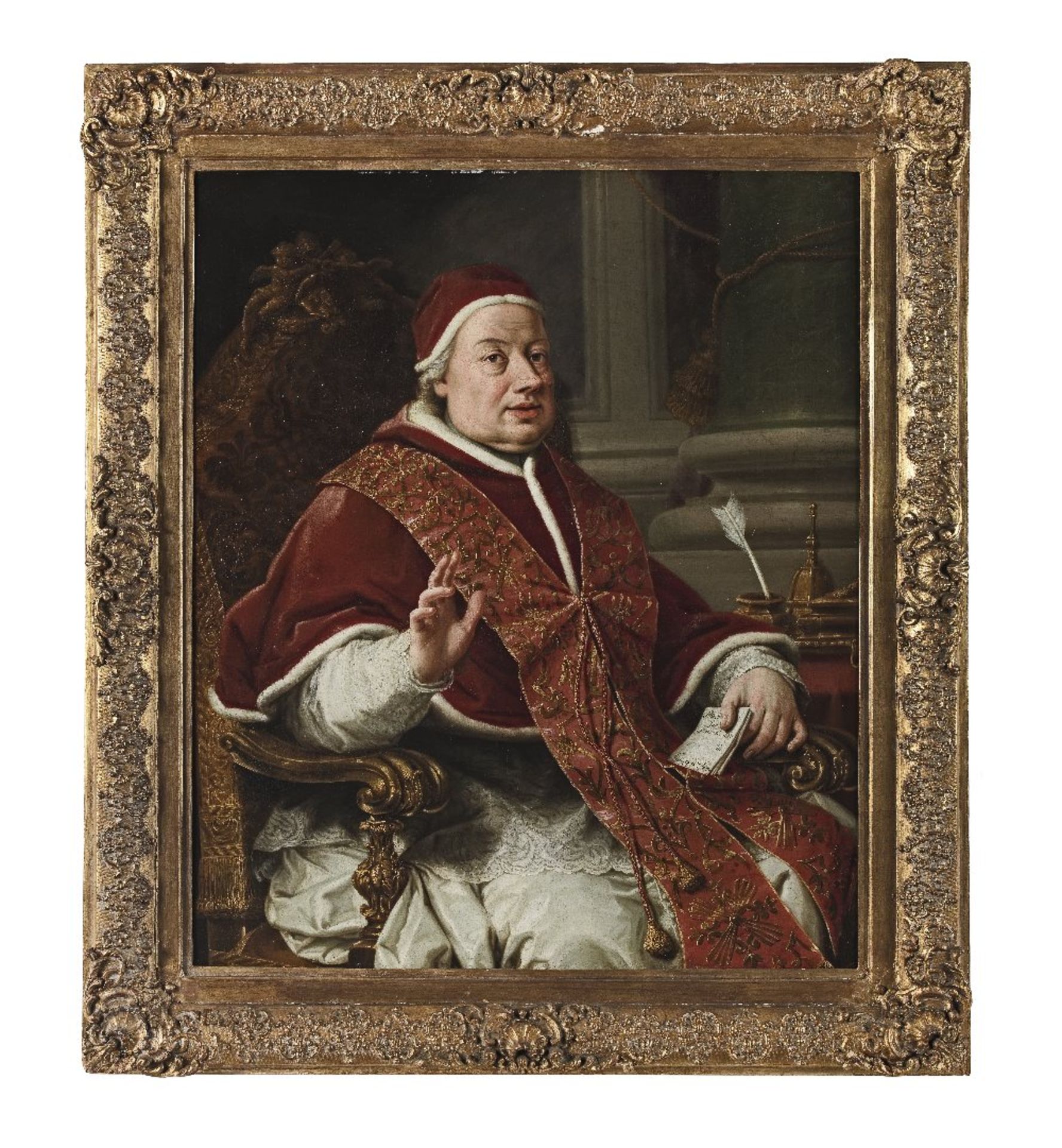 Giuseppe Tori (active Italy, 18th Century), after Anton Raphael Mengs Portrait of Pope Clement X...