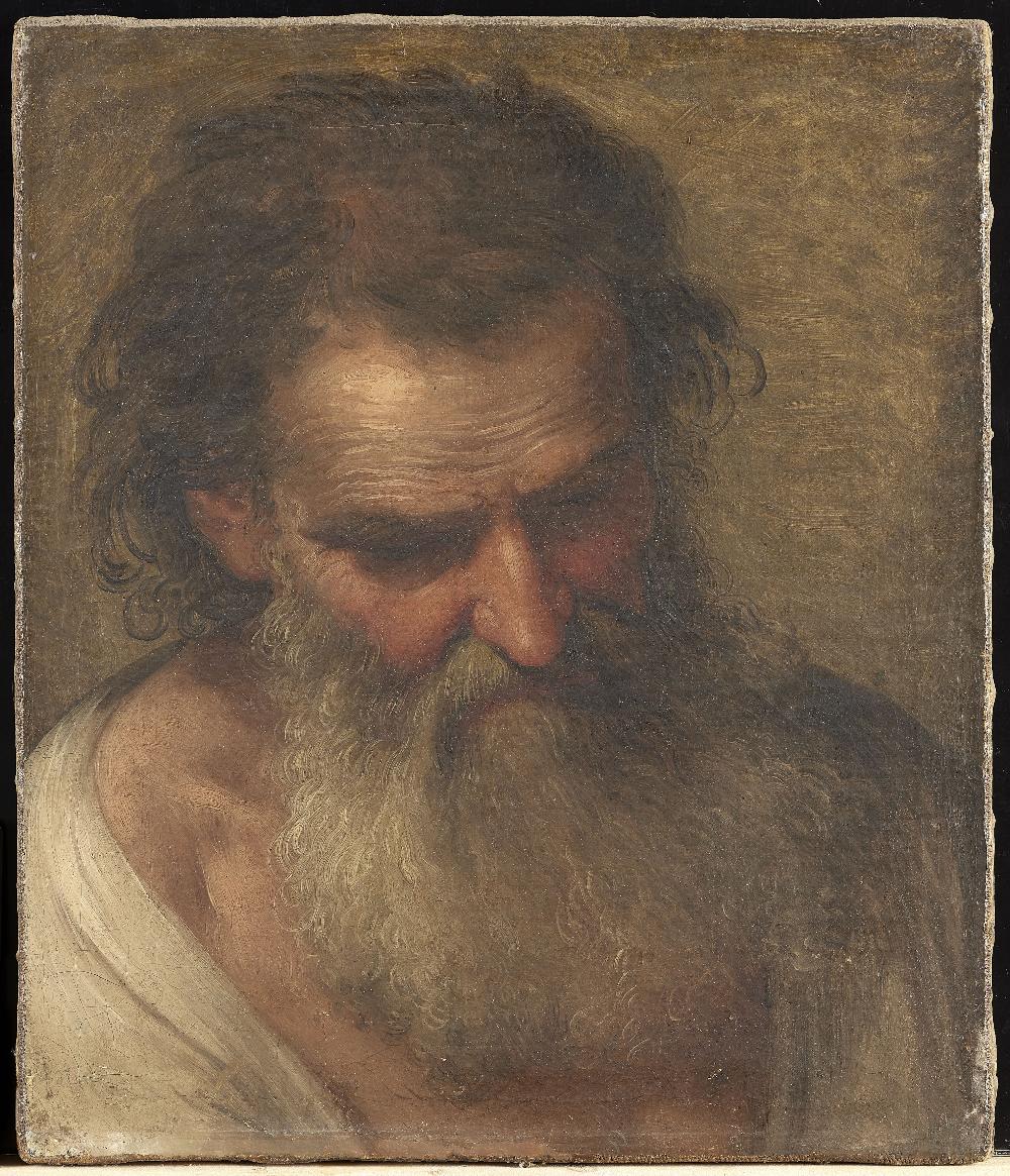 Venetian School, 17th Century Study of a bearded man