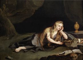 David Ryckaert III (Antwerp 1612-1661), and Studio The Penitent Magdalene