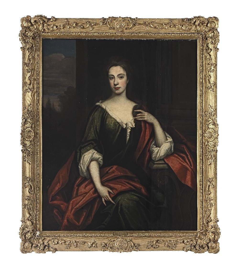 Follower of Sir Godfrey Kneller (L&#252;beck 1646-1723 London) Portrait of a lady, said to be Mr...