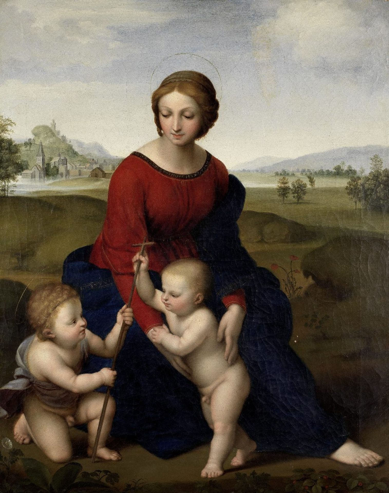 After Raffaello Sanzio, called Raphael, 19th Century The Madonna of the Meadow