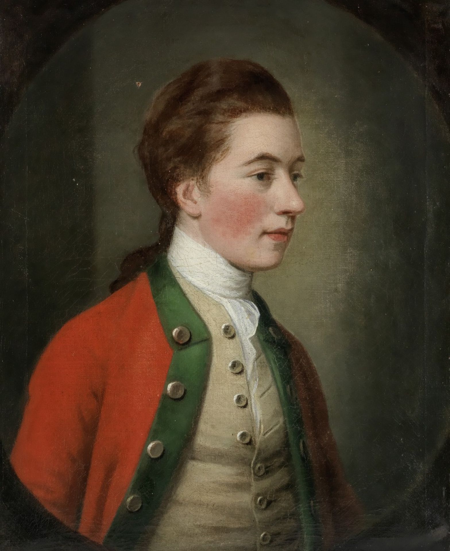 Attributed to Katherine Read (Forfarshire 1723-1778 ?) Portrait of Major General Alexander Beats...